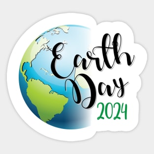 Earth Day 2024 Funny Earth Day Birthday Kids Boys Girls Sticker